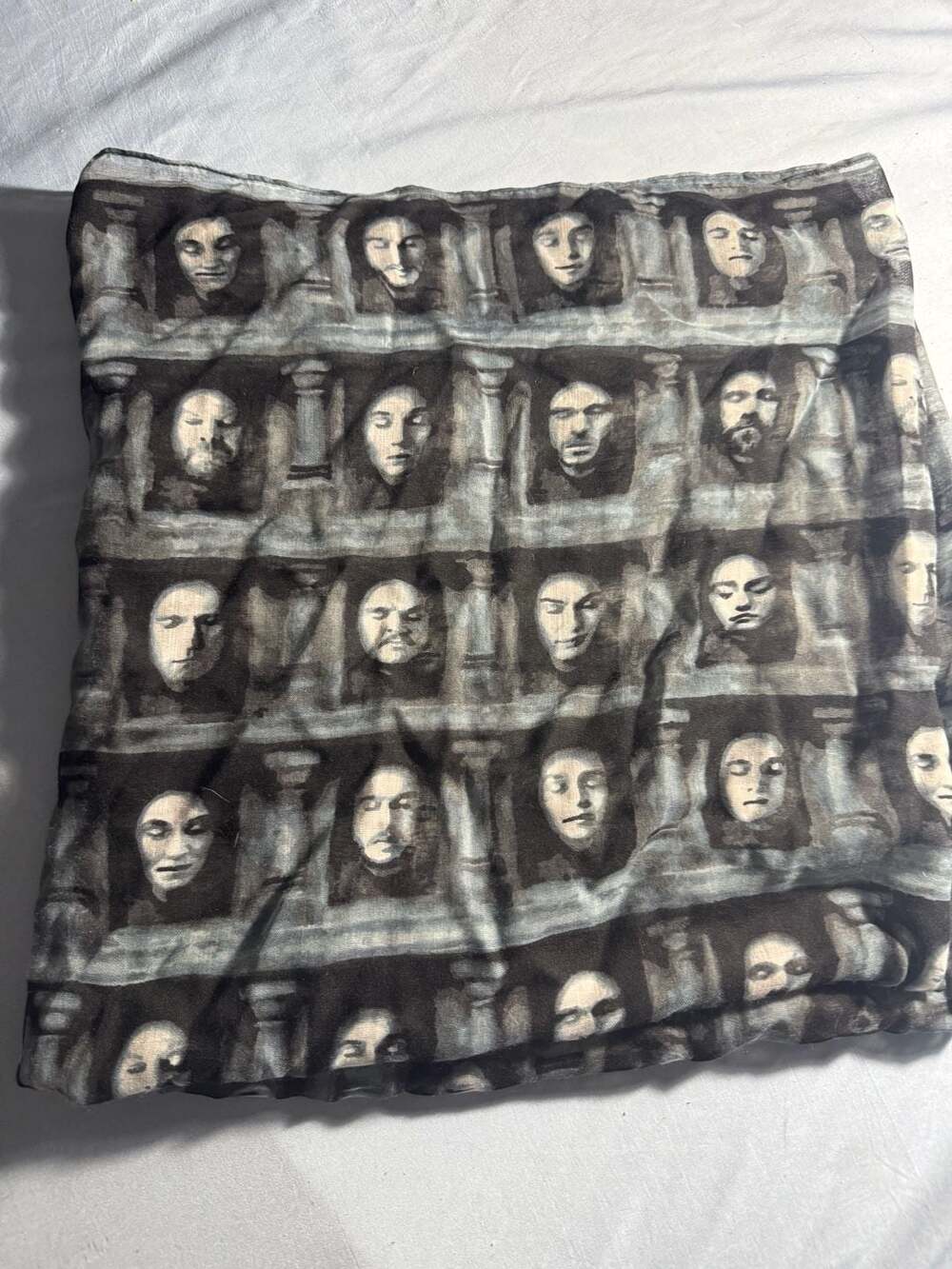 Game Of Thrones Hall Of Faces Scarf Polyester
